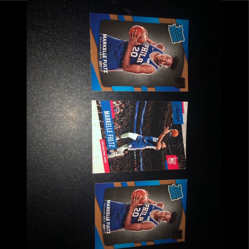 3 Markelle Fultz Rated Rookie Cards